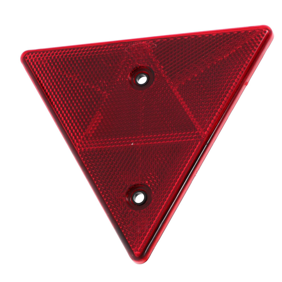 Reflective Triangle For Car Emergency, Visibility Weatherproof Warning Sign For Roadside Safety Red 9073542105305