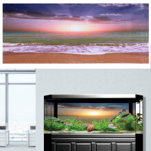 3D Beach Sunset Poster (M) 91x50cm Color:AsPicture