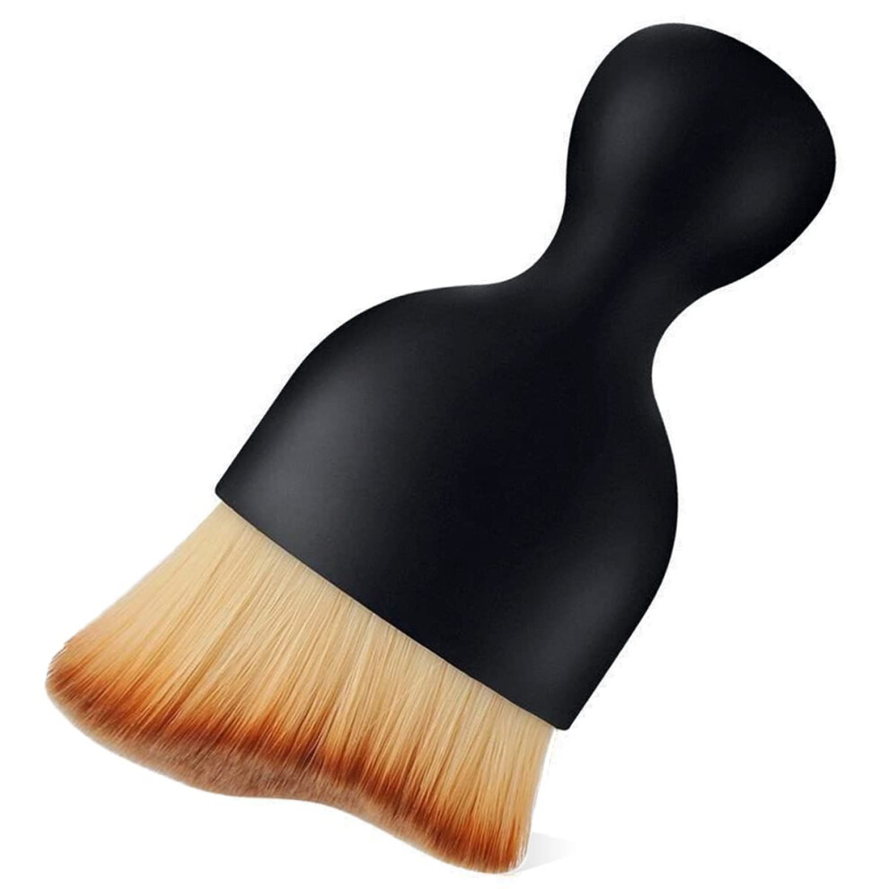 Car Detailing Brush With Soft Nylon Bristles For Gentle Scratch Interior Cleaning, 1Pcs 9771547956396