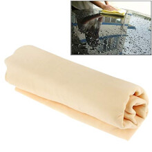Car Wash Chamois Towel PVA Synthetic, Super Absorbent Scratch Car Drying Cloth 66x43cm Random Color