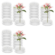 36ST Blomgrodor för Arrangemang Vas Plastnål Groda Vas Klar Blomgroda 2,76 Tums Blomnålar Blomgroda