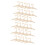 30 Piezas Percha de Madera para Ropa de Bebé Percha de Madera Natural 1