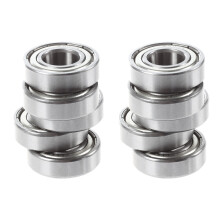 6002Z 15 x 32 x 9 mm Shielded Metal Bearings 10 Pcs, Silver