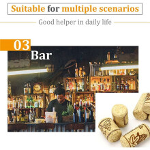 3X Wine Corks, Wooden Cork Wine Bottles Cork for Natural Corks Cork for Wooden Wine Corks for DIY, Decoration Hobbies