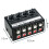 2X 4 Channel Stereo Audio Mixer Support RCA Input and Output  Passive Stereo Mixer with Separate Volume Controls 6