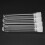 500Pcs Clear Plastic Test Tubes with White Screw Caps Sample Containers Bottles Push Caps 12X75mm 3