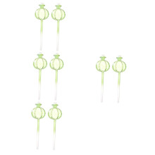 8pcs Glass Self Watering Globes for Indoor Potted Plants, Automatic Slow Release Hydration