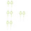 8pcs Glass Self Watering Globes for Indoor Potted Plants, Automatic Slow Release Hydration 1