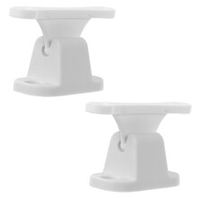 2pcs RV Door Holder Catch TStyle White Nylon Secure Retention Easy Replacement for Motorhome Trailer
