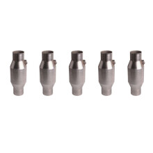 5 Stuks 2,5 Inch Gesponnen Universele Katalysator High Flow Roestvrij Staal 425250 Uitlaatkatalysator
