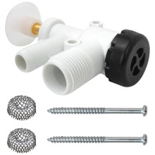 Toilet Water Valve Assembly 385314349 Replacement Part for VacuFlush and Dometic Pedal Flush Toilets Direct Fit