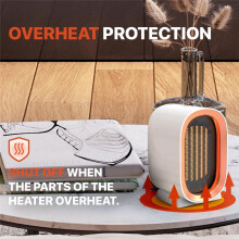 Elektrische Kachel voor Binnen 1200W PTC Draagbare Ventilator voor Kantoor Thuis Kamer Slimme Handige Warmer voor Slaapkamer Desktop US-Stekker B