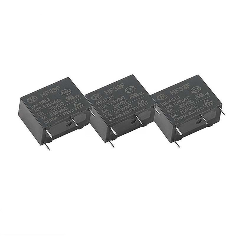 Hf33f005hsl3 5V Electromechanical Relay 5A Sensitivity 4 Pin Module For Control And Automation Systems 9073542105893