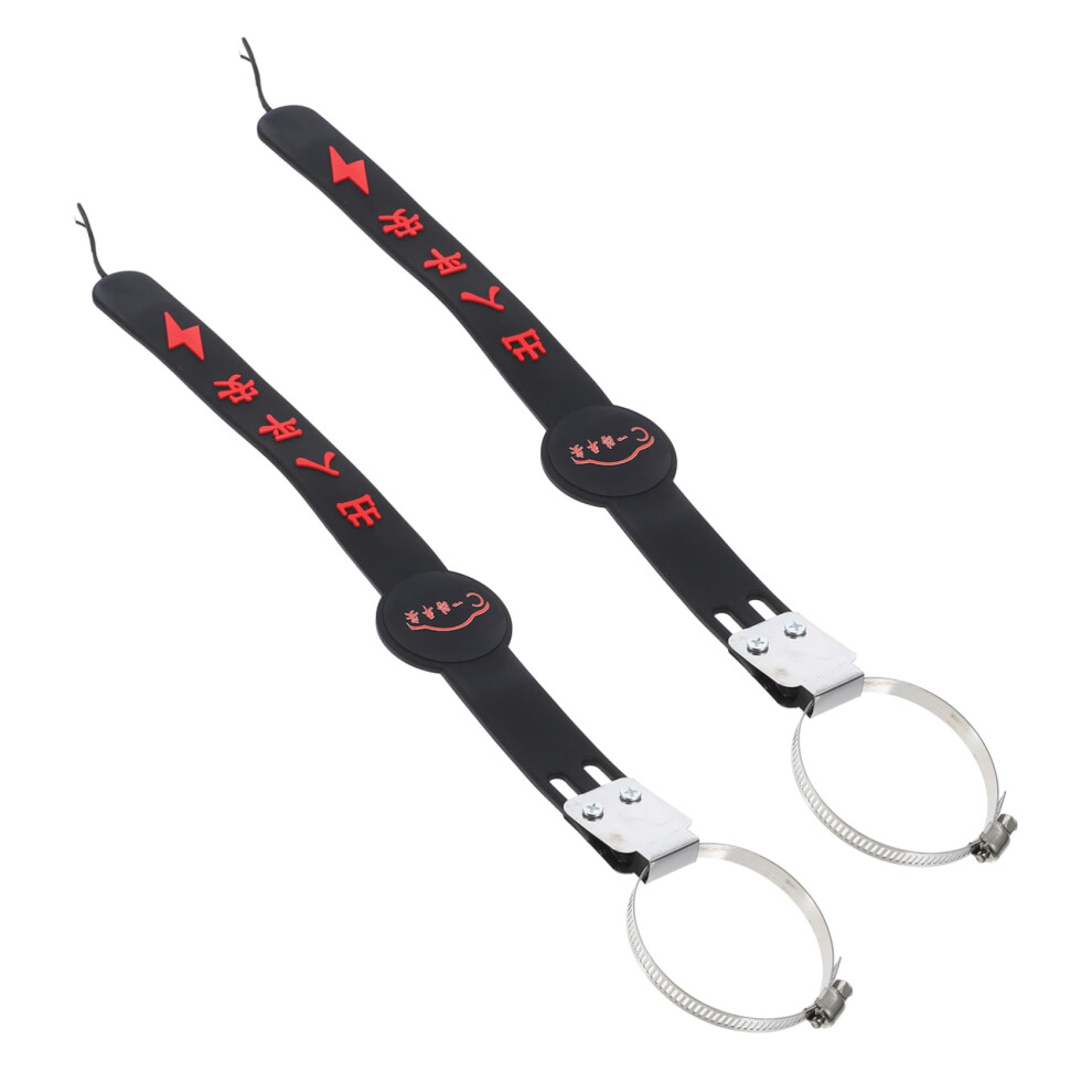 2Pcs Vehicle Anti Static Grounding Straps Universal Adjustable Car Static Ground Strap For Exhaust 9330225436713
