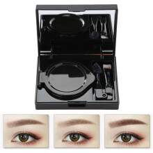 Two-Color Eyebrow Cream 62g, 7.5x6.1x1.8cm, Brown
