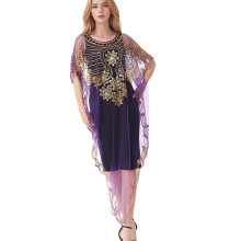 Damen glitzerndes Cover-Up-Kleid mit-Lila Betriebssystem