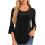 Glitzernde Damenbluse,-Schwarz XL 1