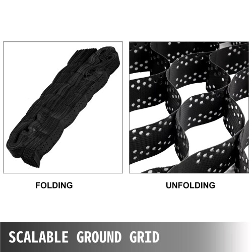 HDPE Geocell Ground Grid 9x17Ft Gravel Stabilizer Grid LoadStabilizing Permeable Driveway System 1