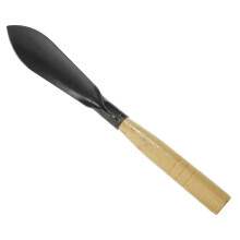 Ergonomic Garden Trowel Heavy Duty Handheld Shovel with Wooden Handle for Digging and Weeding
