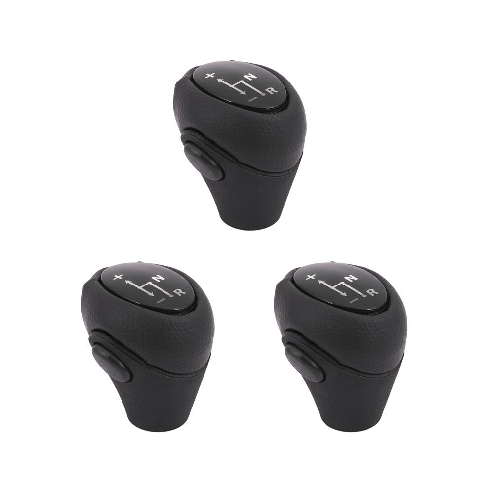 3X Gear Knob Automatic Knob For Fortwo 450 451 1998-2014 Roadster 452 2003-2006 Gear Case Sleeve Black 4712130536965