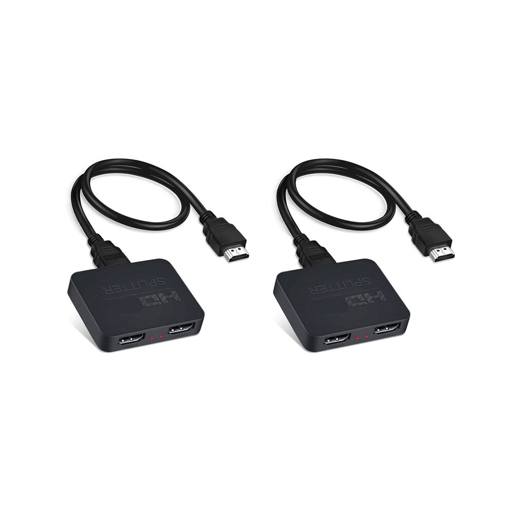 2X 4K Uhd -Compatible Splitter 2.0 1X2 Hd Splitter Hdcp 2.2 Hdr Splitter 4K Hd 2.0 Splitter For Dvd Ps4 Ps5 6032402079654