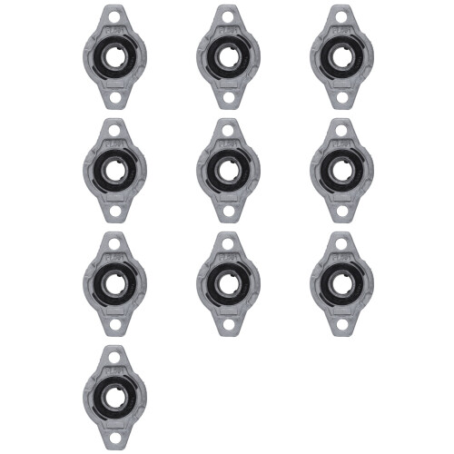 10X FL001 Alliage de Zinc 12mm Roulement A