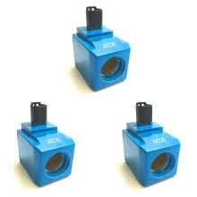3X 12V for JCB Backhoe 3CX 4CX 5CX Loader Transmission Solenoid Coil Round Pin 25/221054 25-221054 25221054 71720142