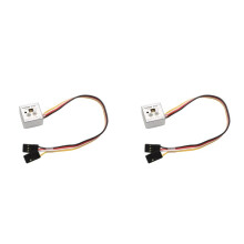 2X Gyroscope à Tête Verrouillable à Axe Unique GY500 pour Contrôle de Direction D'Hélicoptère RC et de Voiture Modèle.