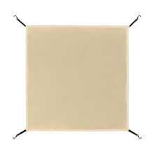 Camping Tent Cover Waterproof Sun Protection Beige Dome Rainfly Tarp with Windproof Secure Fit