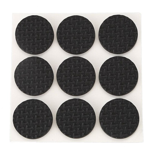 108 Pcs Self Adhesive Black Foam Table Chair Leg Pad Protector 1