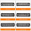 6X 12V-24V 6LED Light Flash Emergency Car Vehicle Warning Strobe Flashing White 4