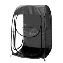 Pop Up Sports Tent for Fishing and Camping, Weatherproof Outdoor Shelter with Fast Popup Setup  Black