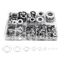 1 Set M2 to M 12 Ultrathin Flat Washer Adjusting Ultra Thin Shim Plain Gasket Kit Box 304 Stainless Steel