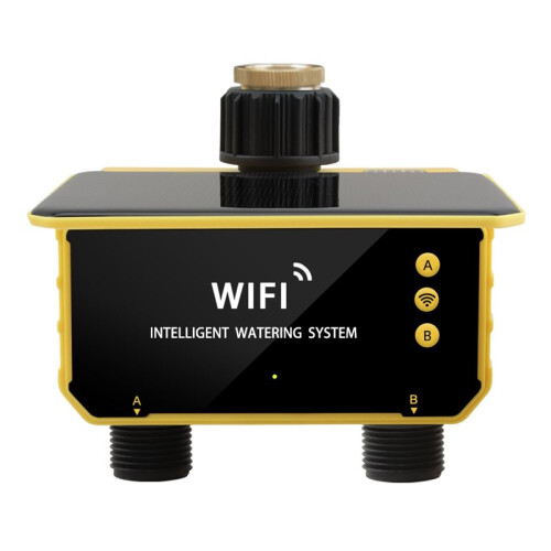 Tuya Wifi Solar Irrigation Timer  Automatic Control Irrigation System Outdoor Water Timer Garden Watering Tool