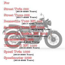 Tuyau D'Échappement en Acier Inoxydable pour Bonneville T100 T120 Bobber 900 1200 2016 2017 2018 2019 2020