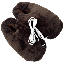 USB Heated Slippers Electric Foot Warmers with Instant Heating Soft Plush Comfort for Indoor Winter Use