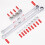 15PCS Adjustable Ratchet Wrench Kit Labor-Saving Torque Spanner Socket Set for Car Repair Hand Tools Adjustable 9