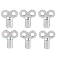 6Pcs Radiator Valve Keys Radiator Bleed Hole Key Plumbing Valve Key for Radiators and Faucet