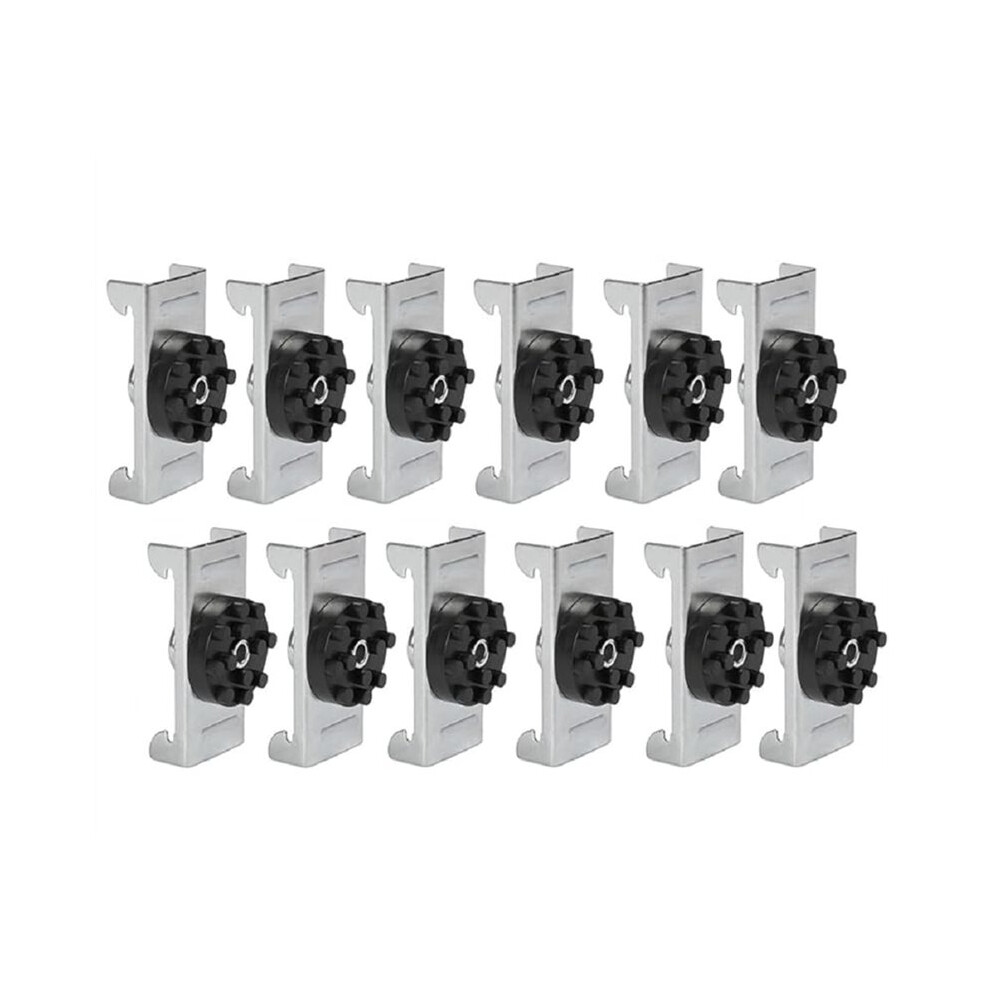 Sound Isolation Clips 12Pack Sound Proofing Mounting Clips - Reduces Noise From Noisy Neighbours - Drywall Soundproofing 6031974527181