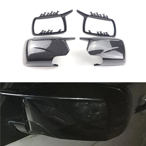 High Quality Carbon Fiber Replacement Rearview Side Mirror Covers Cap for  X3 E83 2003-2010 1