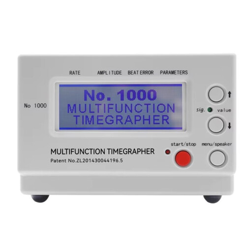Mechanical Watch Timing Tester Machine Multifunction Timegrapher NO. 1000 Auto Calibration Timer Machine EU Plug