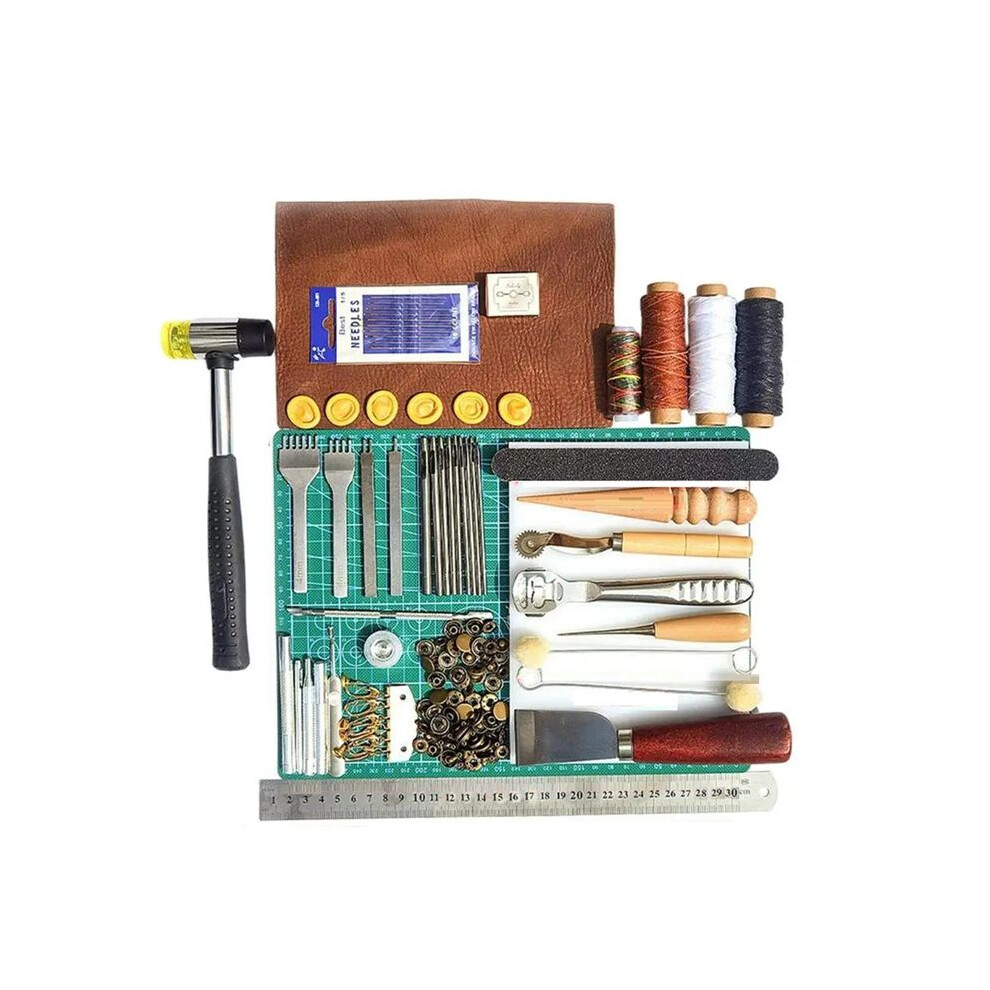 Leather Working Tools Manual Leather Crafting Tool Leatherworking Tool Set Versatile Leather Punch Tool Leather Making 6032189826588