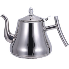 Tea Pot with Filter Thicker Stainless Steel Water Kettle Hotel Coffee Pot Restaurant Induction Cooker Tea Kettle A 1L