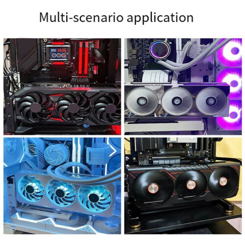 Card Bracket Vertical Placement Bracket Suction Single Slots Support 40 Series  Card Bracket 1
