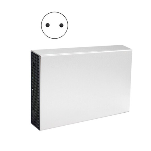 Gabinete USB 3.0 para HDDs  de 2,5 Polegadas e 3,5 Polegadas - Suporta Até 22 TB, 450 Mb/S Plugue UE 1