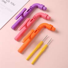 Haakhulp voor Beginners, 3-in-1 Magic Rings-Tool, Garenspanningsregelaar en -Geleider, Hulp voor Haaksters en Breisters B