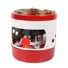 Portable Kerosene Stove Dual Cooking Heating for Camping and Outdoor Use, Lightweight 10Wick Heater for 35 People Red and White