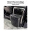 Car Automatic Clamshell Trash Bin Hanging Vehicle Garbage Square Pressing Trash for Alphard 40/30 Series Dedicated 3