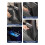 Car Automatic Clamshell Trash Bin Hanging Vehicle Garbage Square Pressing Trash for Alphard 40/30 Series Dedicated 4