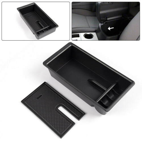 2X for  Tacoma 2005 - 2015 Center Console Organizer Armrest Tray Storage Box 2